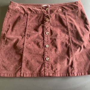 Corduroy Mini Skirt size 16